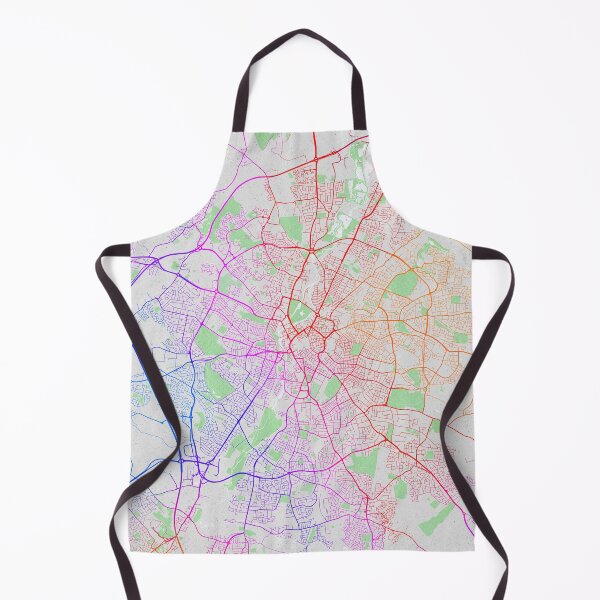 Item preview, Leicester City Map of England - Colorful designed and sold by deMAP.