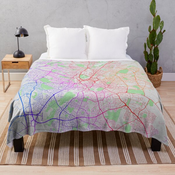 Item preview, Leicester City Map of England - Colorful designed and sold by deMAP.