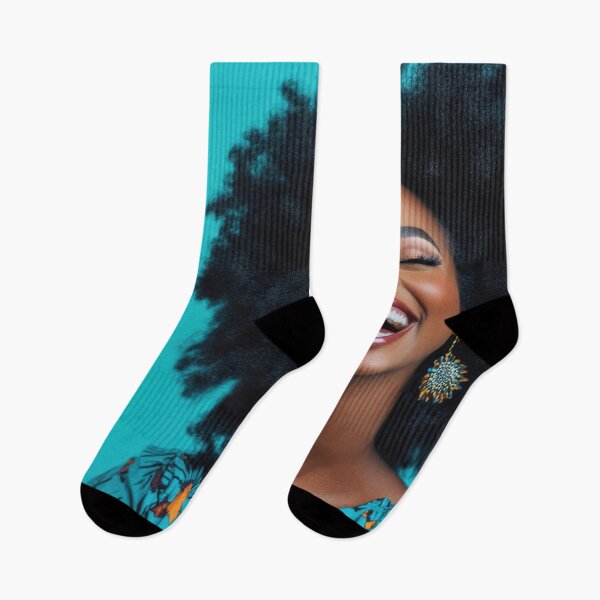 Item preview, Joyful woman with vibrant hair designed and sold by anytka.