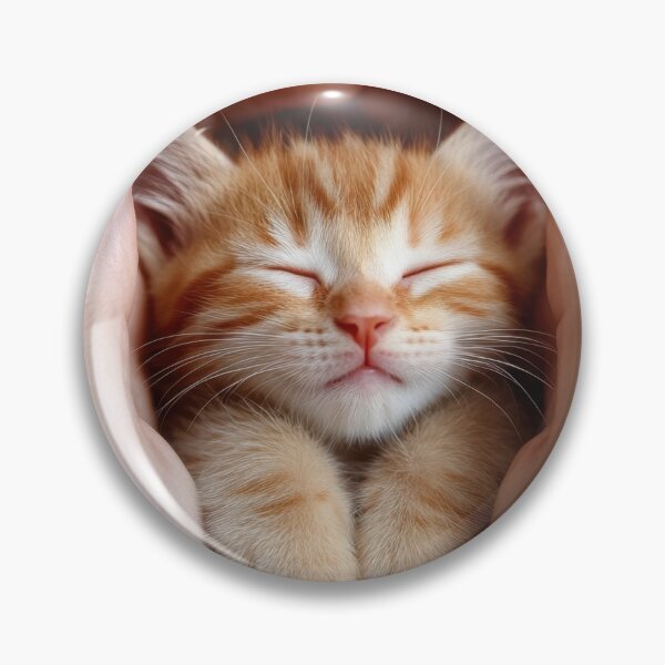 Item preview, Loving hands cradle a sleepy kitten designed and sold by anytka.