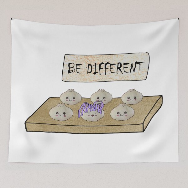 Item preview, Be Different – The Baozi with Purple Hair designed and sold by KawaiiNugs.