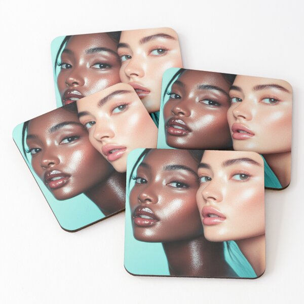 Item preview, Models of diverse beauty on teal designed and sold by anytka.