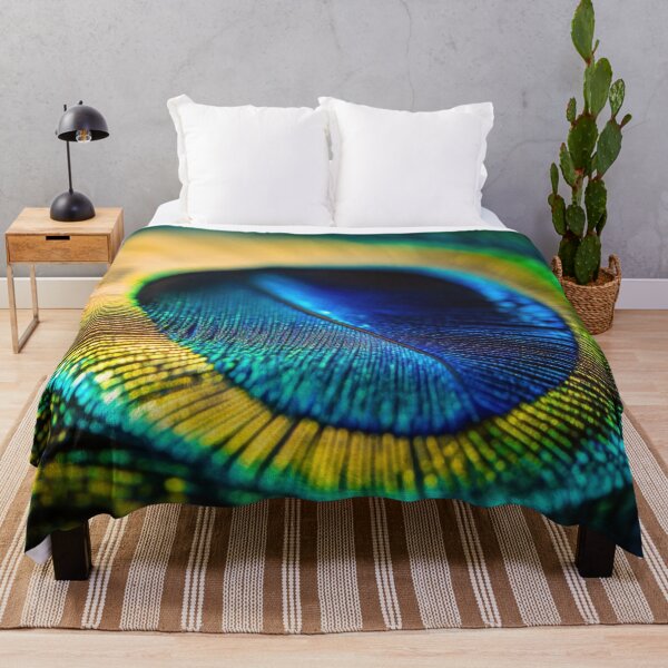 Item preview, Peacock feather with vibrant colors designed and sold by anytka.