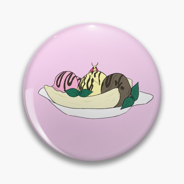 Item preview, Elton the Rosy Maple Moth - Banana Split designed and sold by Pretty-Sounds.