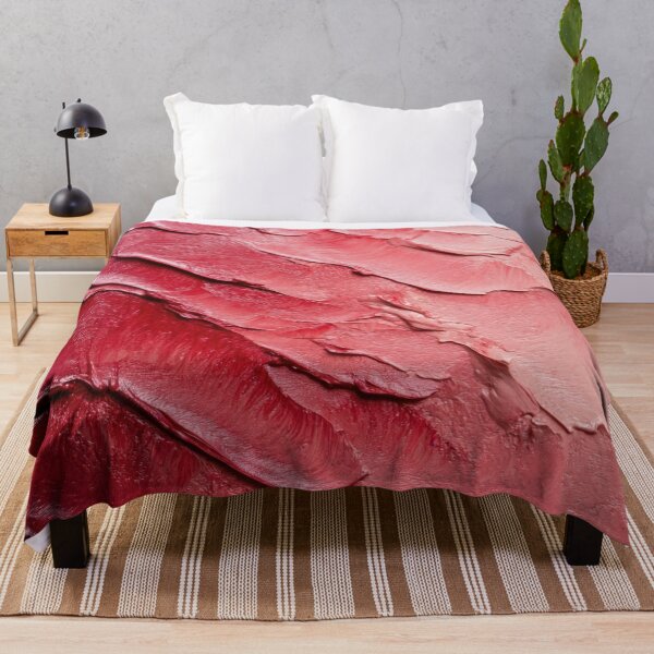 Item preview, Red textured abstract art designed and sold by anytka.