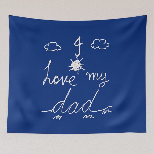 Item preview, I Love You Dad – Cute Handwritten Kids Art Father's Day Design designed and sold by Twin-StudioX.
