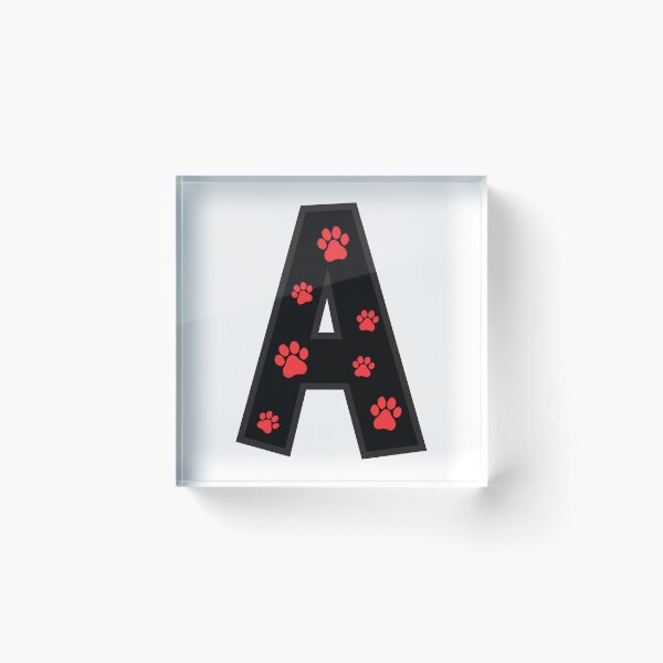 Item preview, paw print alphabet designed and sold by broadwaygirl142.