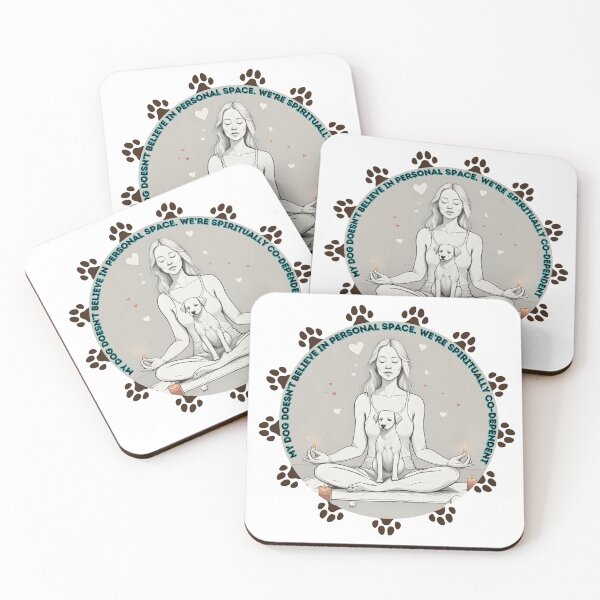 Item preview, Spiritually Co-Dependent With My Dog designed and sold by Paws and Ink Art.