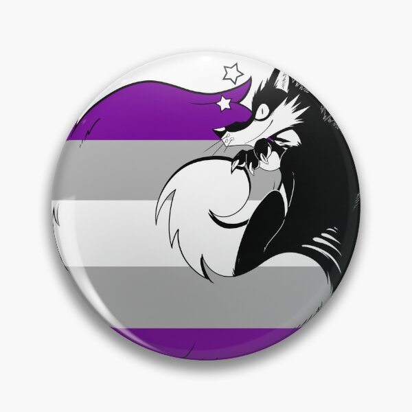 Item preview, Fox with Pride - Grey-ace designed and sold by GlazFox.