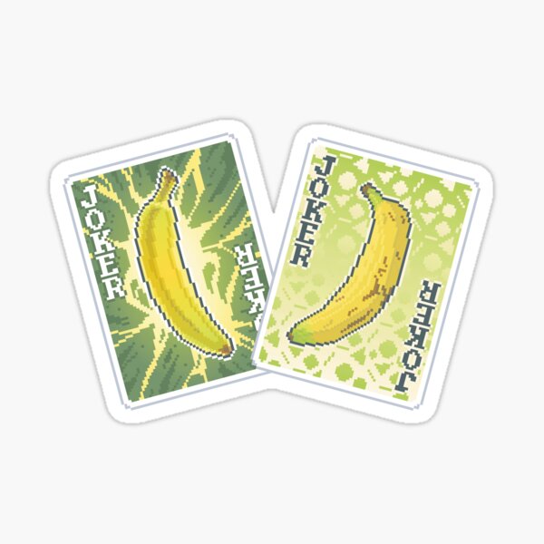 Artikel-Vorschau von Cavendish und Gros Michel Banana Joker Karte, designt und verkauft von MidniteTraffic.