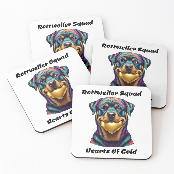 Item preview, Rottweiler Squad: Hearts Of Gold designed and sold by Bestie-Emporium.