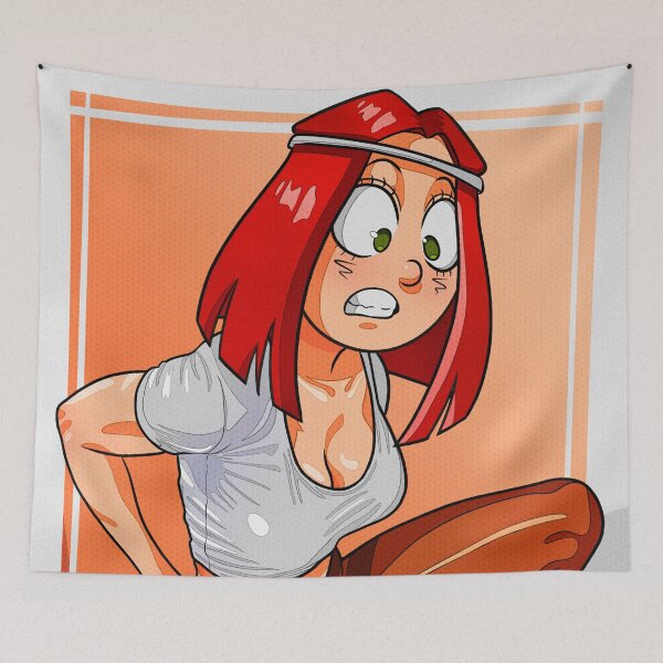 Item preview, She fell, it hurts. designed and sold by ohlalacomics.