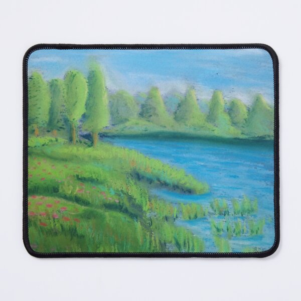 Item preview, Dry Pastel Illustration - Riverside designed and sold by Sky-99.