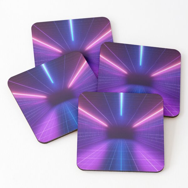 Item preview, Vibrant neon light corridor designed and sold by anytka.