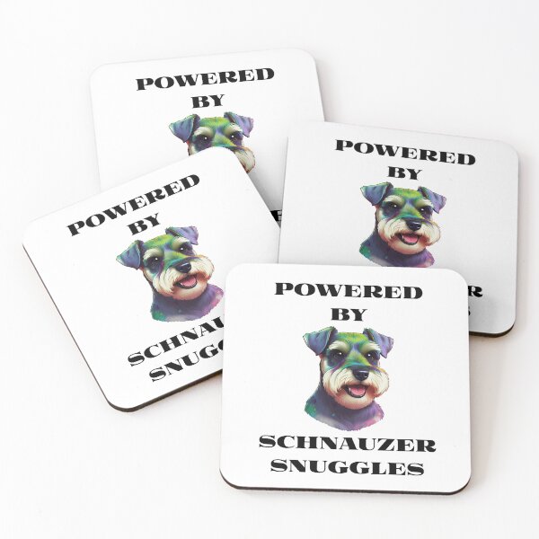 Item preview, Powered By Schnauzer Snuggles  designed and sold by Bestie-Emporium.