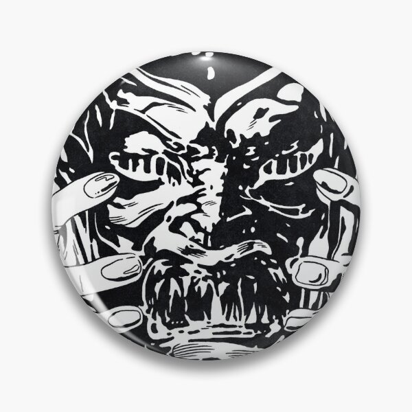 Item preview, DEMONS MASK - Demons (Black and White) designed and sold by FamousWeirdosRB.