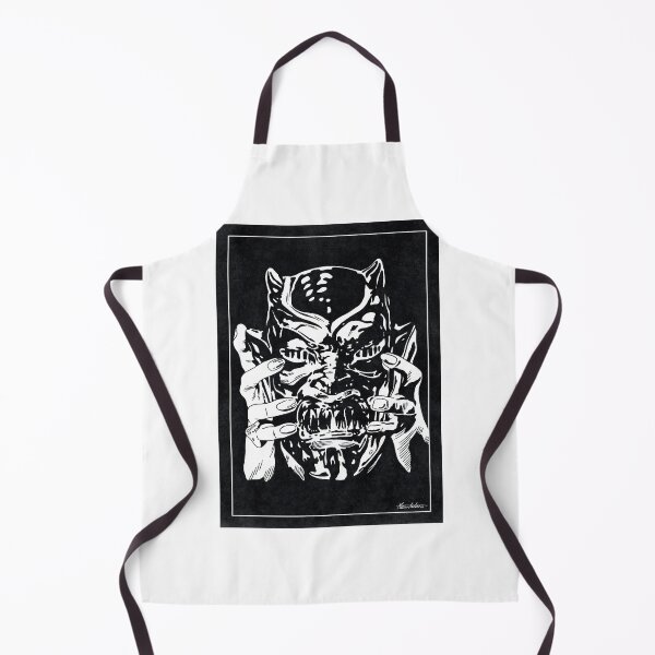 Item preview, DEMONS MASK - Demons (Black and White) designed and sold by FamousWeirdosRB.