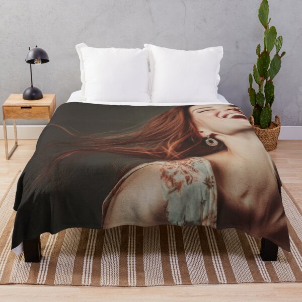 Item preview, Woman laughing with flowing hair designed and sold by anytka.