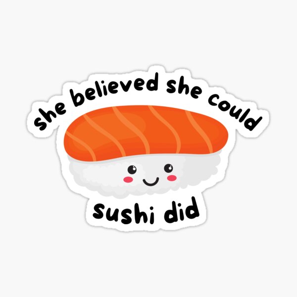 Vista previa del artículo con la obra «Sushi», diseñado y vendido por kreativekoala.