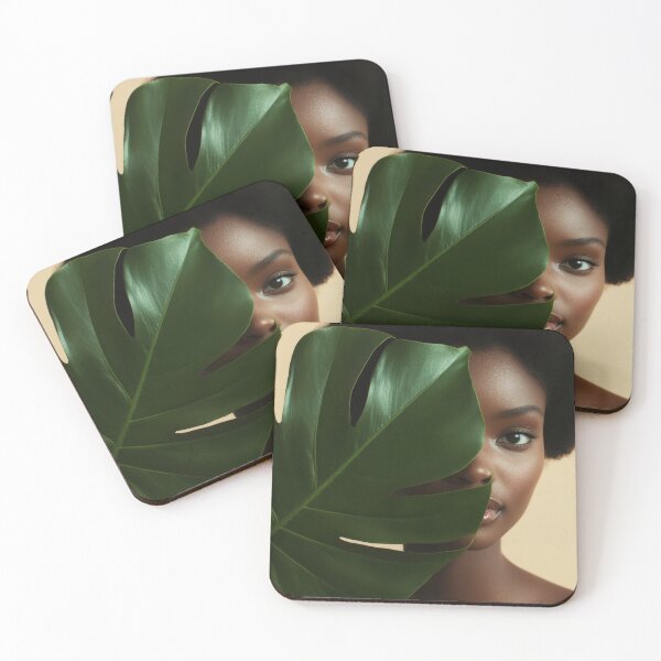 Item preview, Woman with big leaf indoors designed and sold by anytka.