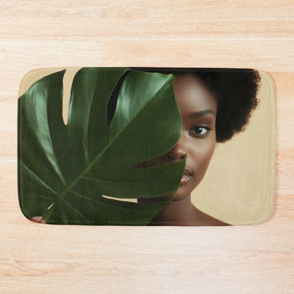 Item preview, Woman with big leaf indoors designed and sold by anytka.