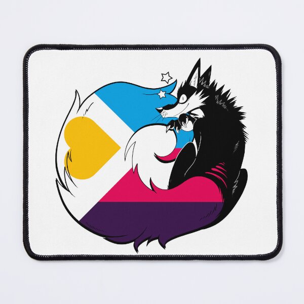 Item preview, Fox with Pride - Polyamory designed and sold by GlazFox.