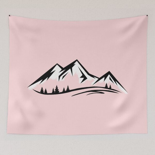 Item preview, Mountain Landscape Design – Nature Adventure, Hiking Lover Scenic Art designed and sold by ArtsyExplorer.