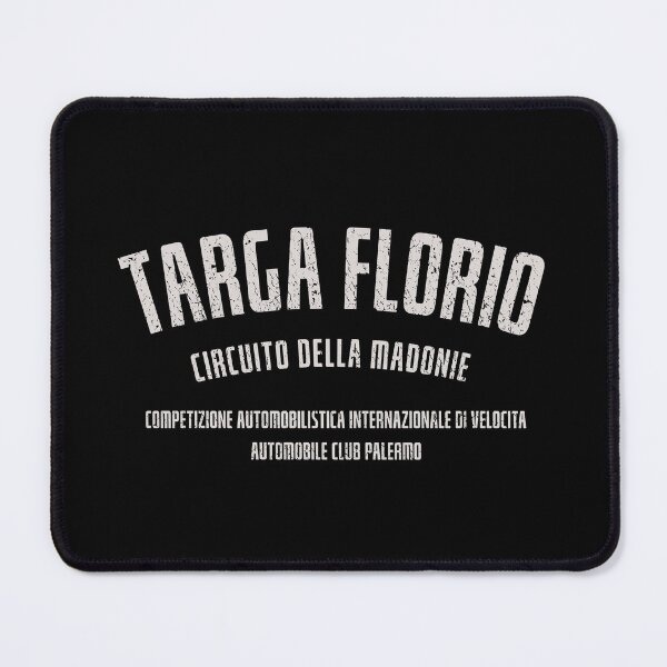 Item preview, Vintage Targa Florio - Circuito della Madonie, Sicily T shirt - white print designed and sold by retropetrol.