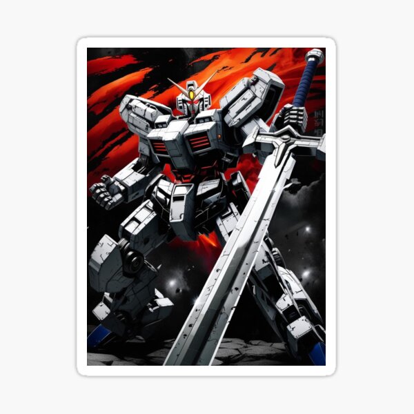 Item preview, illustration art gundam sword designed and sold by sachellequinn.