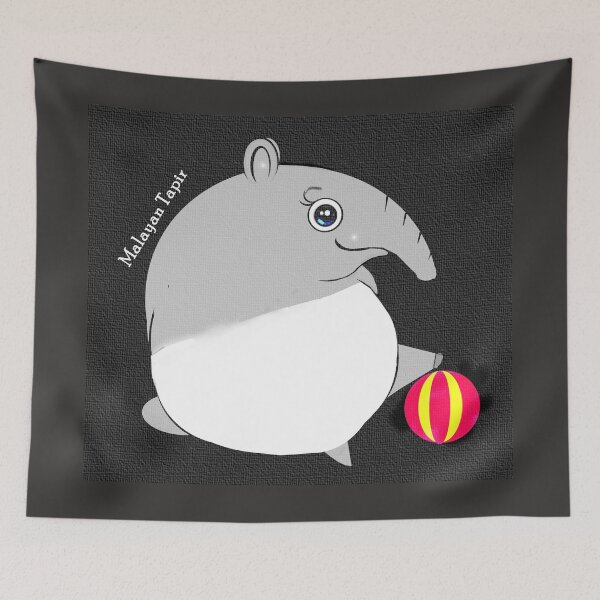 Item preview, Charming  Malayan tapir designed and sold by Shirley cute art .