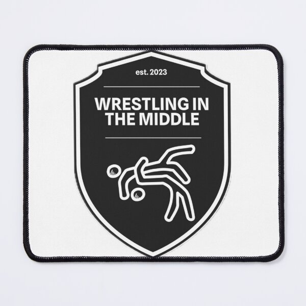 Item preview, Wrestling in the Middle Crest Style logo designed and sold by WrestlingMiddle.