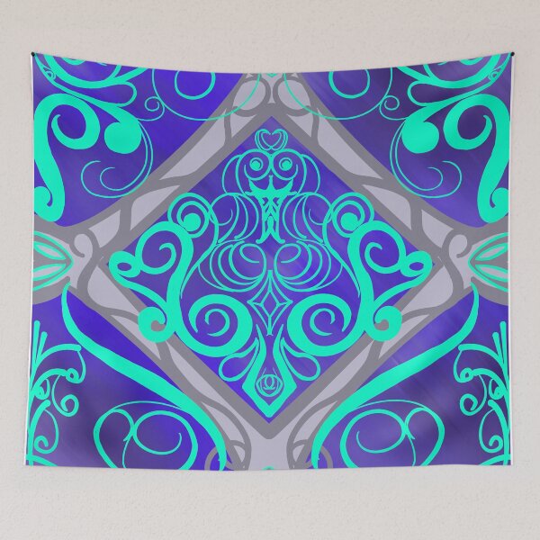 Item preview, Blue diamonds designed and sold by Lillycatz.