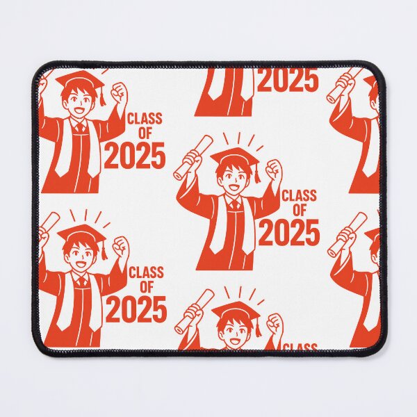 Item preview, Bold Red Class of 2025 Graduate Boy designed and sold by GraciesDigital.
