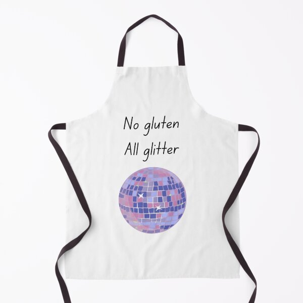 Item preview, No Gluten All Glitter | Sparkly Coeliac Disco Ball Design for Gluten Free Living designed and sold by My Gluten Free Life UK.