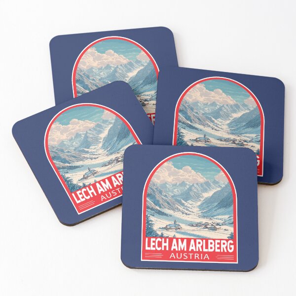 Item preview, Lech am Arlberg Austria Travel Art Emblem designed and sold by KrisSidDesigns.