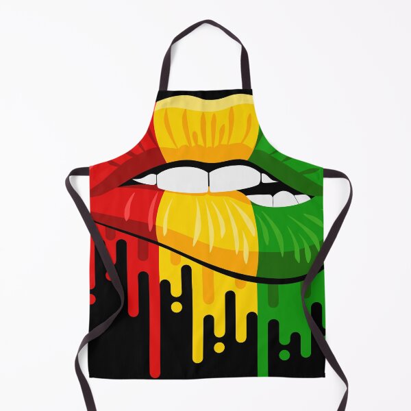 Item preview, Juneteenth Lips, Black History, African American Flag designed and sold by GoldenSunsetBloom.