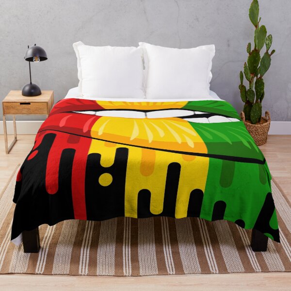Item preview, Juneteenth Lips, Black History, African American Flag designed and sold by GoldenSunsetBloom.