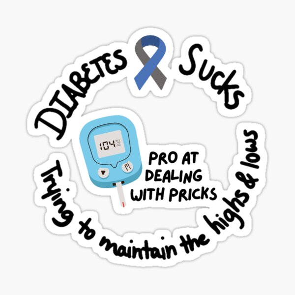 Item preview, Diabetes: Pro at dealing with pricks. designed and sold by LynkPlaysGames.