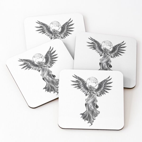 Item preview, Ghostly Ethereal Angel – Dark Seraphim Spirit Art designed and sold by apoknight.