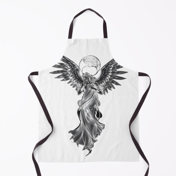Item preview, Ghostly Ethereal Angel – Dark Seraphim Spirit Art designed and sold by apoknight.