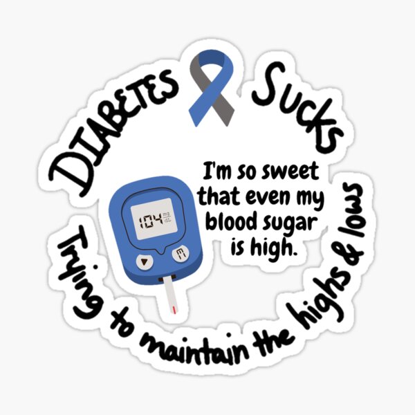 Item preview, Diabetes: I'm so sweet designed and sold by LynkPlaysGames.
