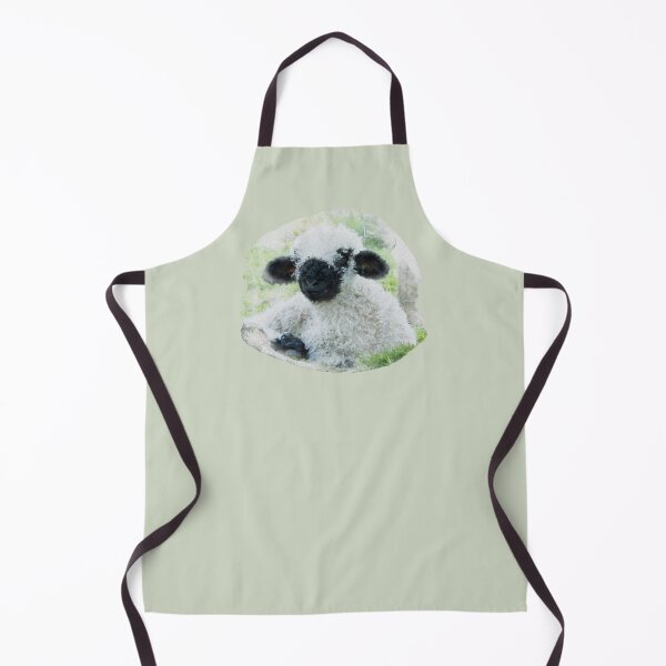 Item preview, Valais Blacknose Lamb Watercolour Photograph designed and sold by Jane Stanley Photography.