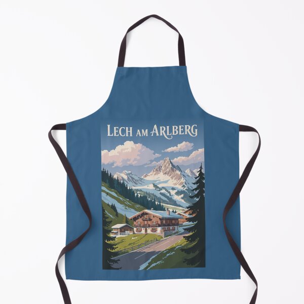 Item preview, Lech am Arlberg Austria Travel Art Vintage designed and sold by KrisSidDesigns.