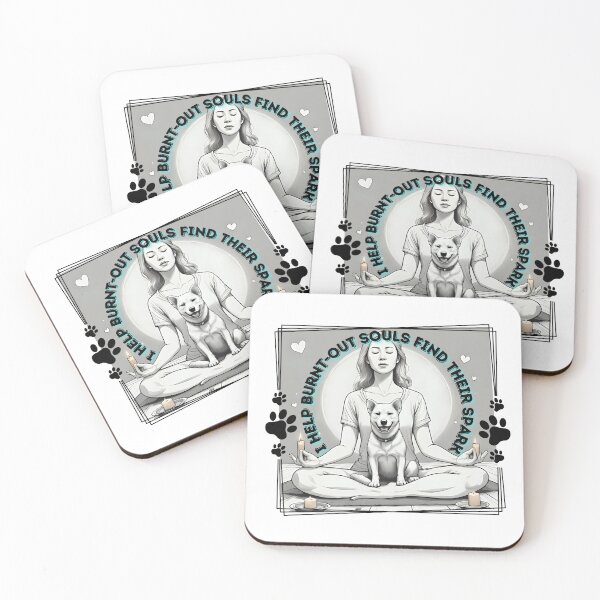 Item preview, I help burnt-out souls find their spark. designed and sold by Paws and Ink Art.
