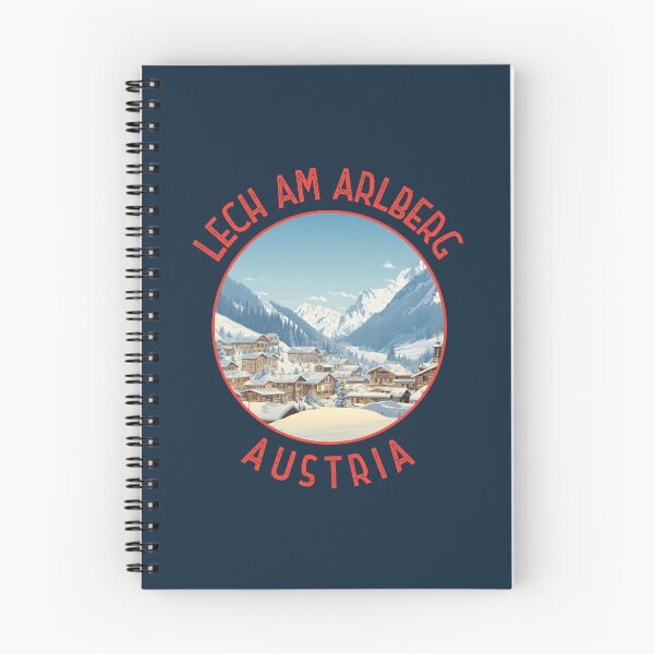 Item preview, Lech am Arlberg Austria Retro Distressed Circle designed and sold by KrisSidDesigns.