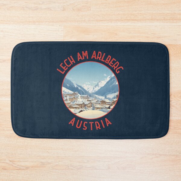 Item preview, Lech am Arlberg Austria Retro Distressed Circle designed and sold by KrisSidDesigns.