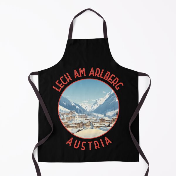 Item preview, Lech am Arlberg Austria Retro Distressed Circle designed and sold by KrisSidDesigns.
