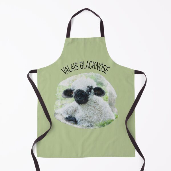 Item preview, Valais Blacknose Lamb Watercolour Photograph with text designed and sold by Jane Stanley Photography.