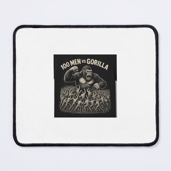Item preview, 100 Men vs Gorilla designed and sold by 3parkys.