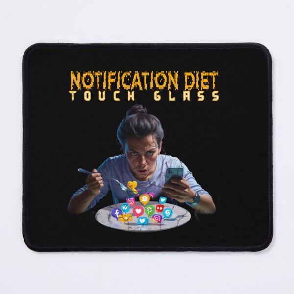 Item preview, NOTIFICATION BUFFET   Eat Your Alerts Before They Eat You, Doomscrolling, Touch grass, Screen zombie, Digital detox designed and sold by Tzemo101.